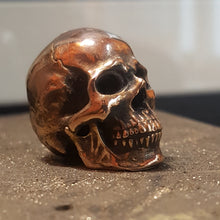 Rose Gold Plated Bronze Skull Control Knob