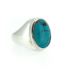 Turquoise Signet Ring - Large