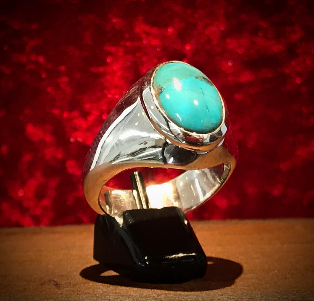 Turquoise Signet Ring - Small