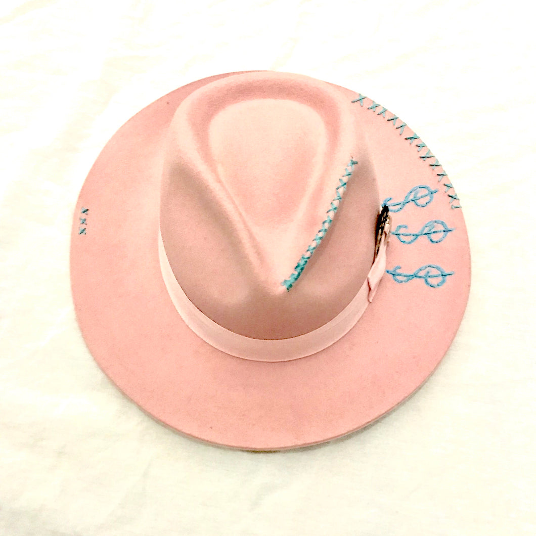 Triple $$$ Custom Handmade Fedora Hat